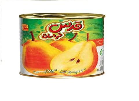 قیمت کمپوت گلابی شیرین با کیفیت ارزان + خرید عمده